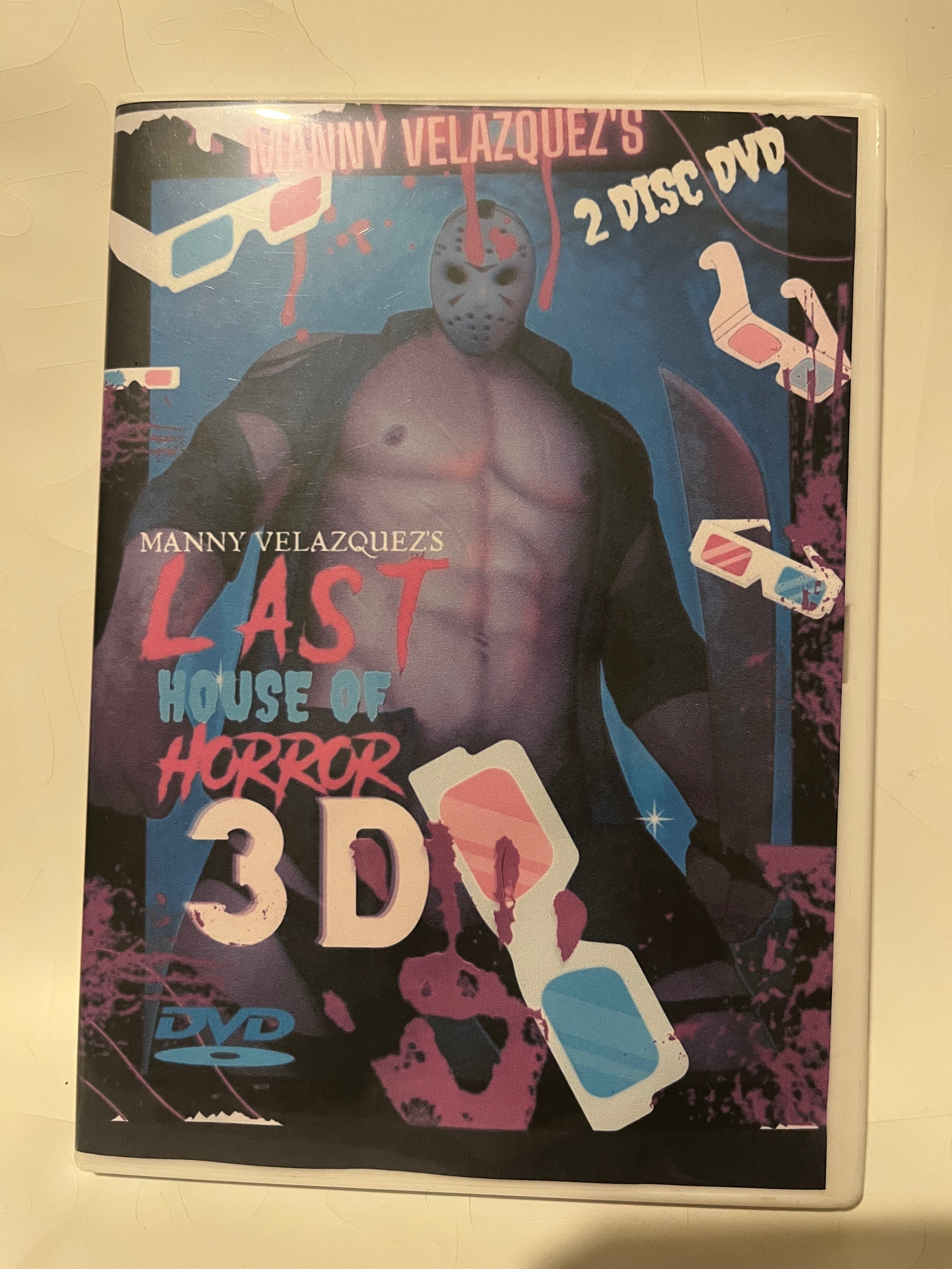 Last House of Horror (2023) Friday the 13th Jason Voorhees artwork dvd
