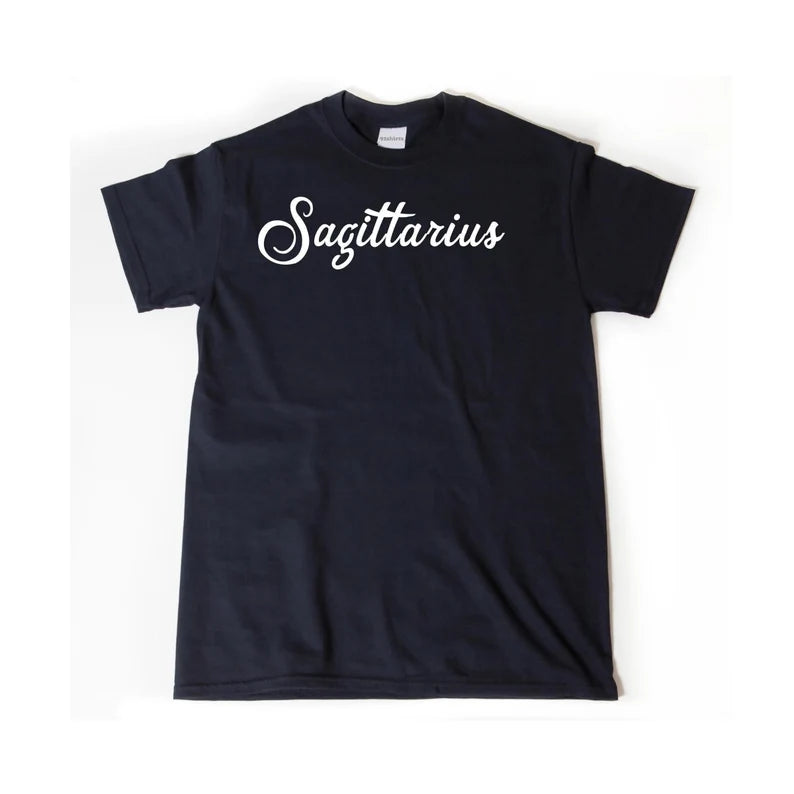 Sagittarius Shirt, Sagittarius T-shirt, Astrology Gift, Zodiac Tee Shirt, Funny December Birthday Gift for Him, Her, or Unisex Adult | T-Shirt
