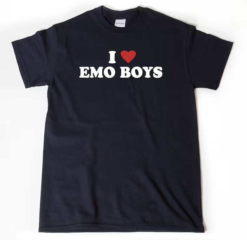 I Love Emo Boys - T-Shirt
