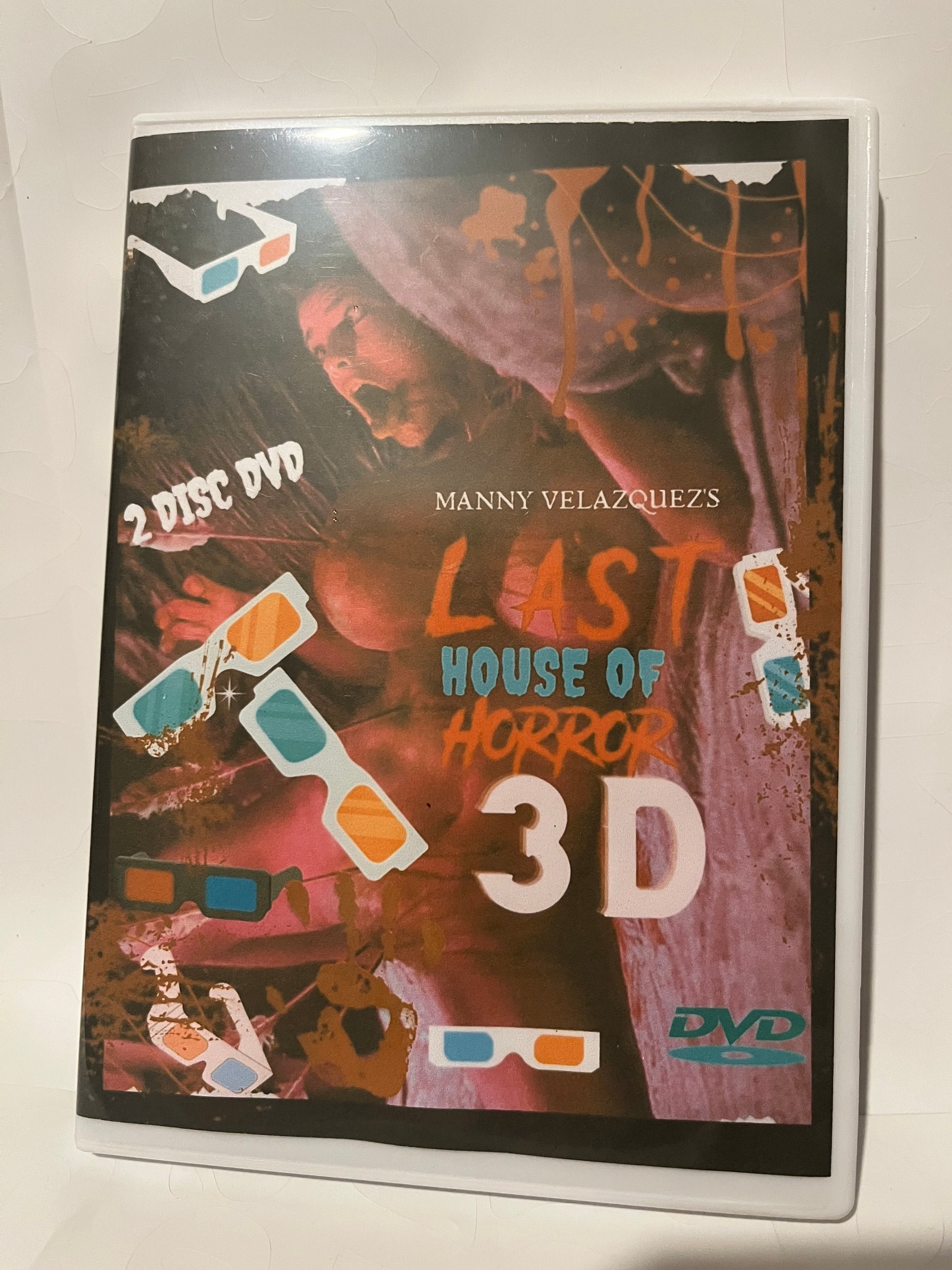 Last House of Horror 3D (2023) female slasher  artwork DVD