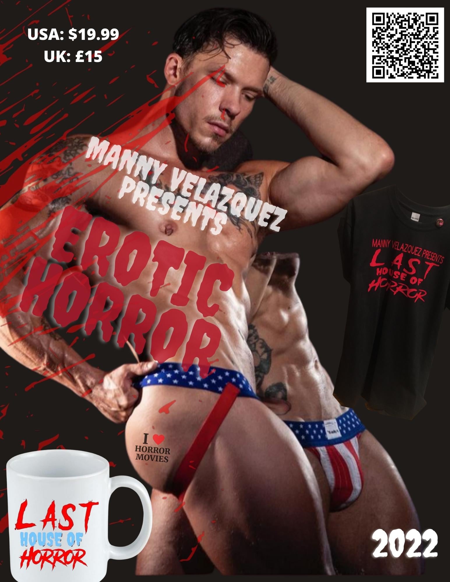Erotic Horror (paperback, 2022) magazine - gay queer lgbtq men Halloween