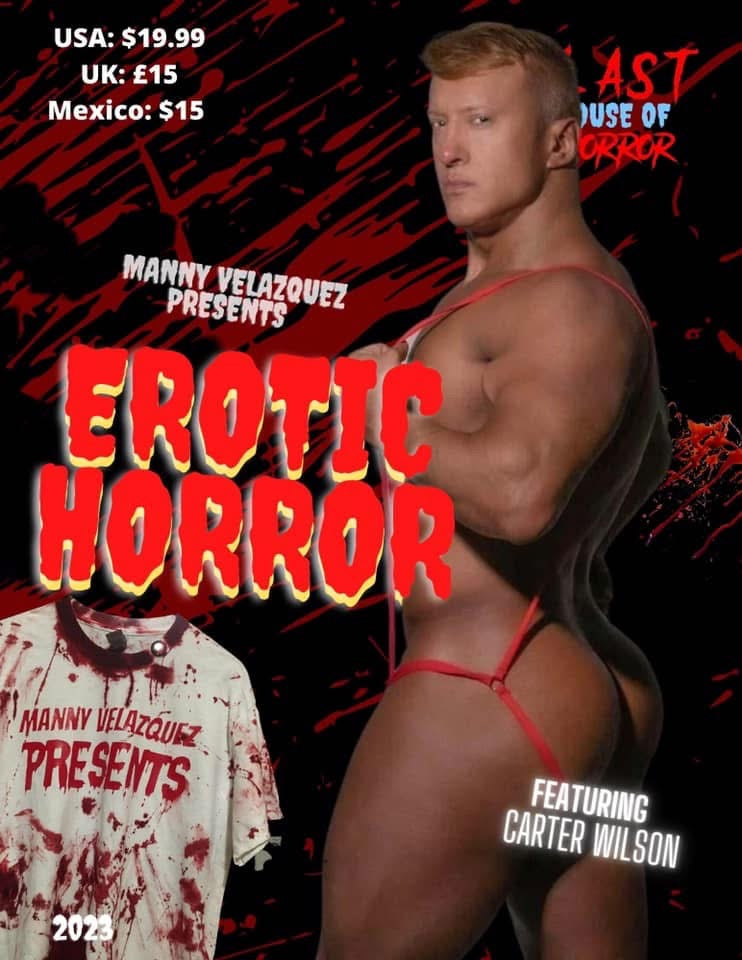 Erotic Horror (paperback, magazine) featuring Carter Wilson