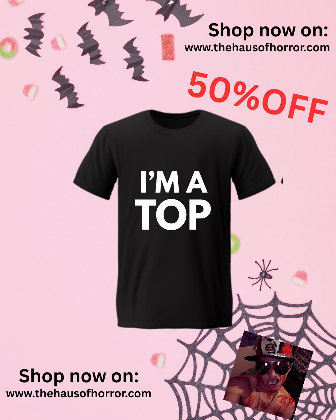 I’m a Top -  unisex black tee Gay LGBTQ 🏳️‍🌈