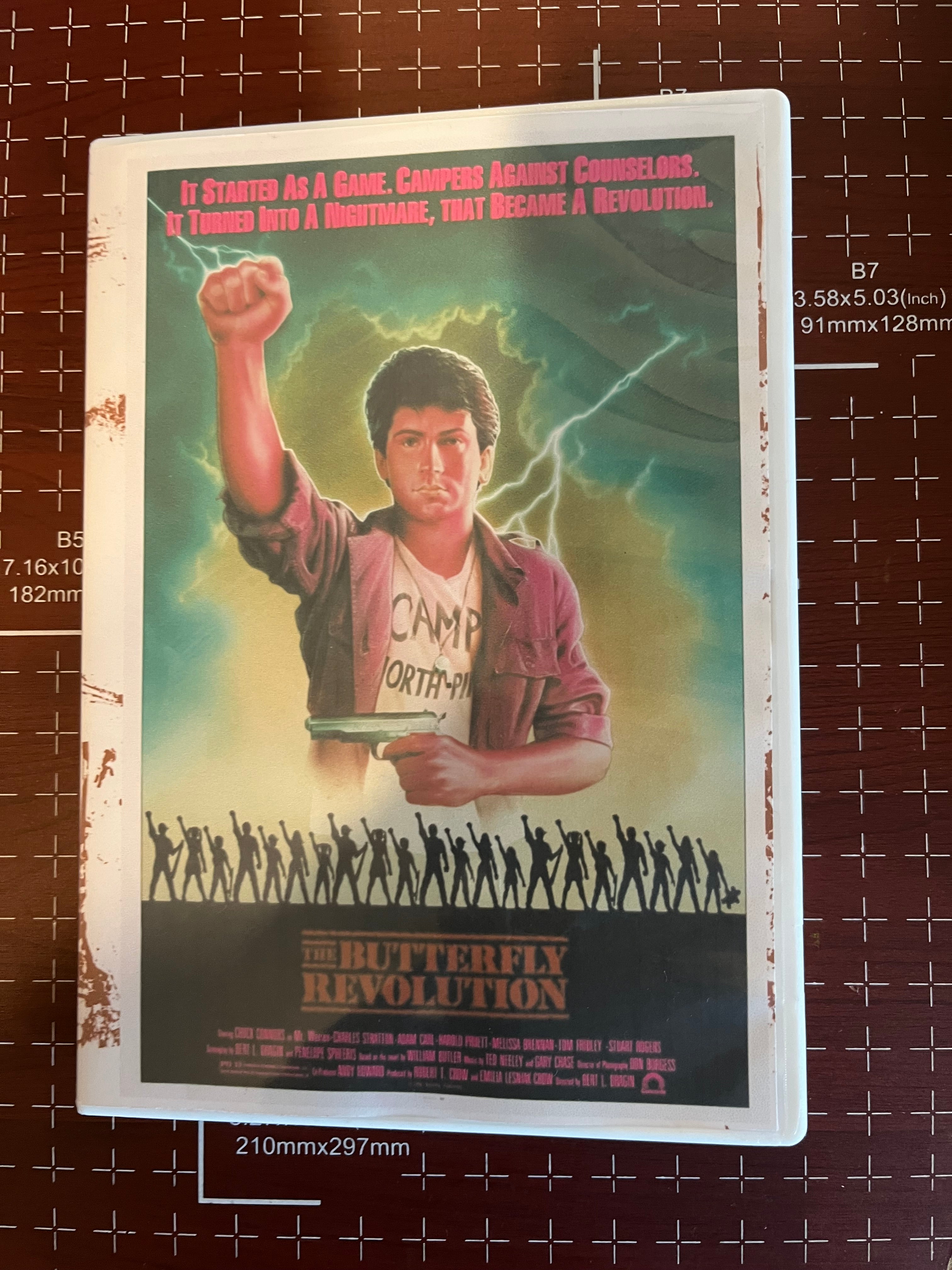 The Butterfly Revolution / Summer Camp Nightmare (1988) DVD - rare cult horror thriller Out of Print