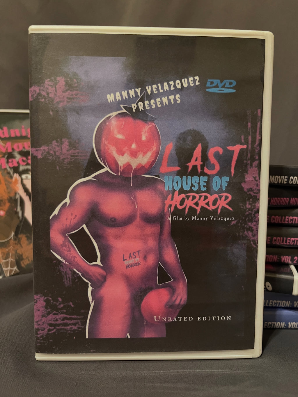 Last House of Horror - in 3D (2023) naked male pumpkin head DVD | Manny Velazquez Slasher LGBTQ (Copy)