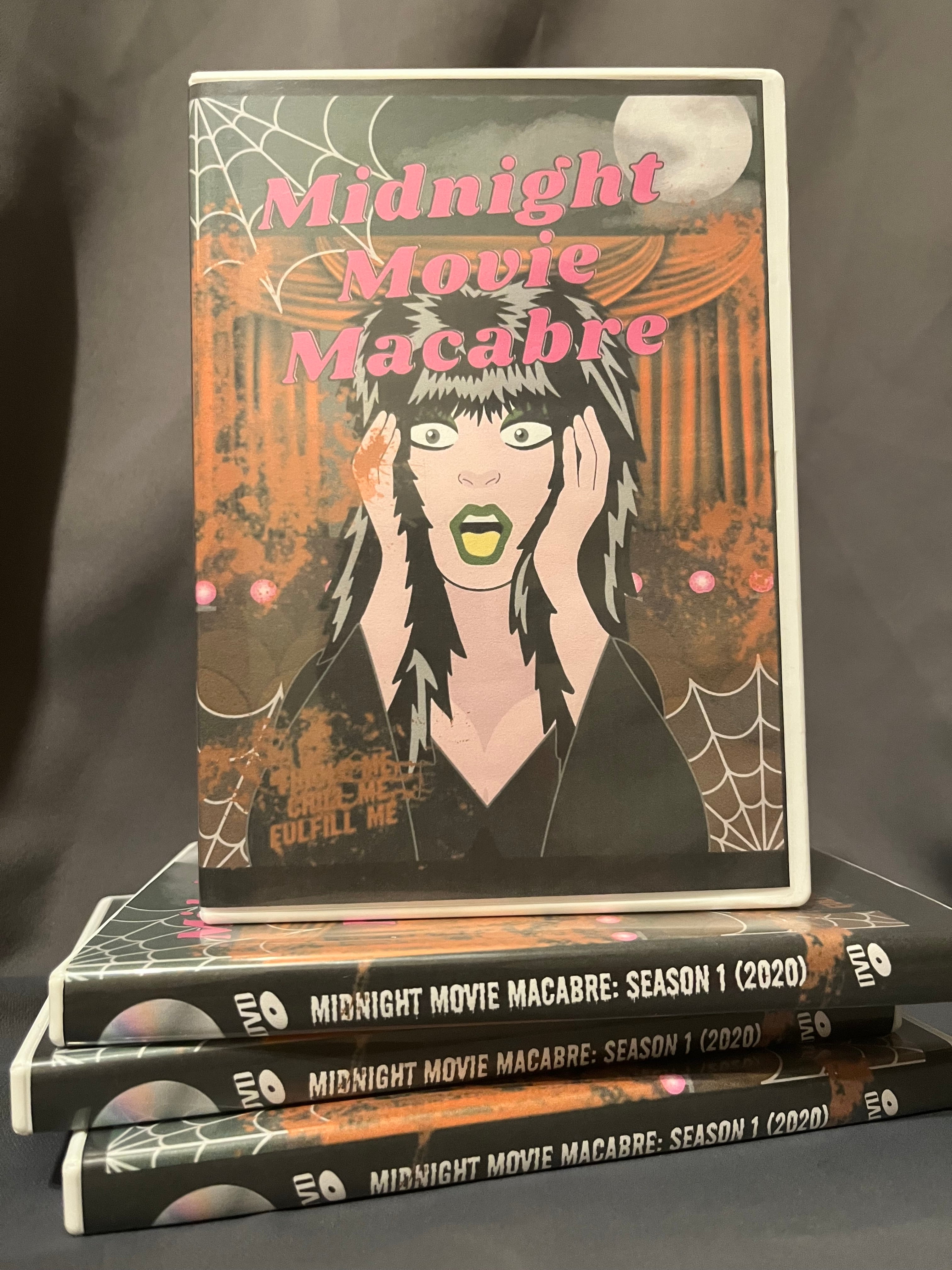Midnight Movie Macabre (2020) Season 1 - Elvira l, Mistress of Dark themed Cartoon animation