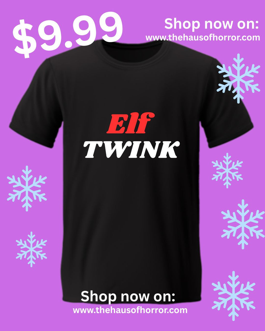 Elf TWINK - T Shirt unisex black tee