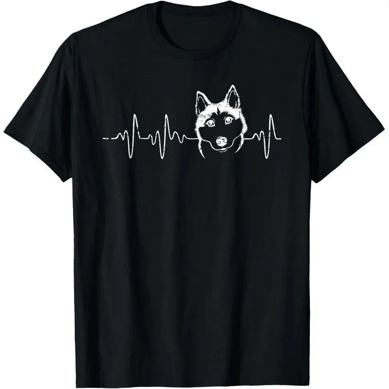 Husky Shirt, Husky Love T-shirt, Dog Lover Shirts, Birthday Gifts for Men and Women | T-Shirt