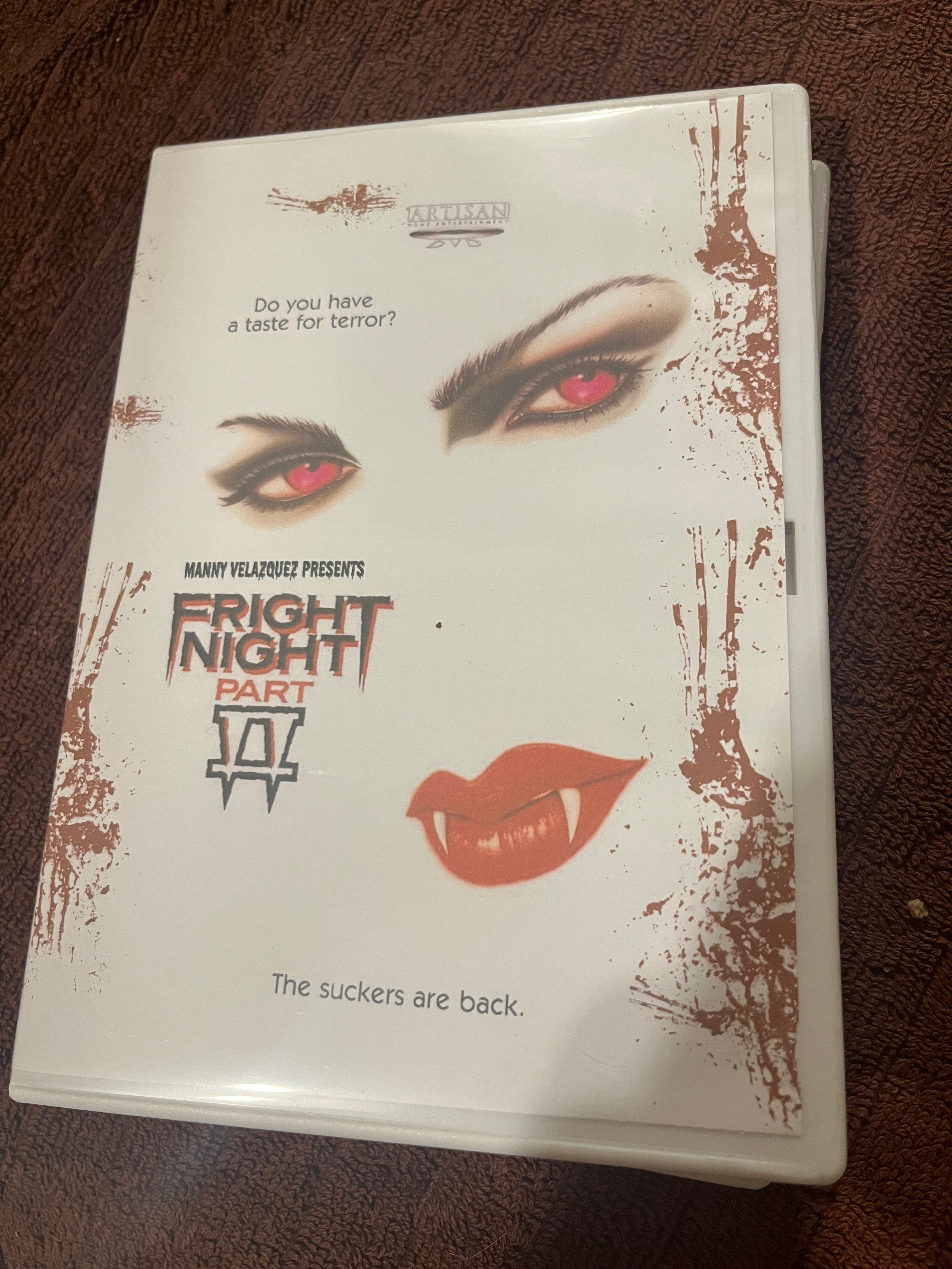 Fright Night Part 2 (1988) in 3D DVD rare out of print vampire 80s horror OOP 3D